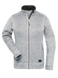 Weiße Fleece Jacke Damen